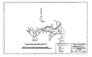 Contour map for CHARLOTTE LAKE, British Columbia