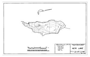 Contour map for ALTA LAKE, British Columbia