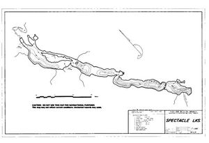 Contour map for SWAN LAKE, British Columbia