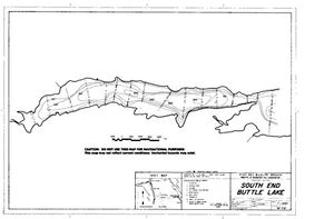 Contour map for BUTTLE LAKE, British Columbia