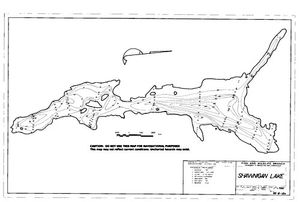 Contour map for Shawnigan Creek, British Columbia