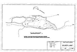 Contour map for SILVER LAKE, British Columbia