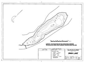 Contour map for SWAN LAKE, British Columbia