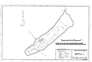 Contour map for WHIFFLE LAKE, British Columbia