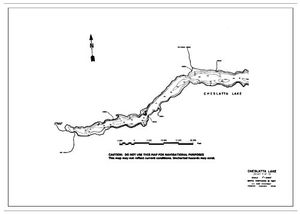 Contour map for CHESLATTA LAKE, British Columbia