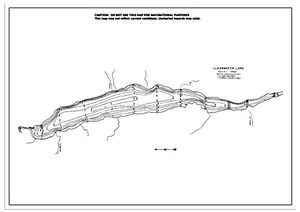 Contour map for CLEARWATER LAKE, British Columbia