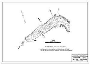 Contour map for KAMLOOPS LAKE, British Columbia