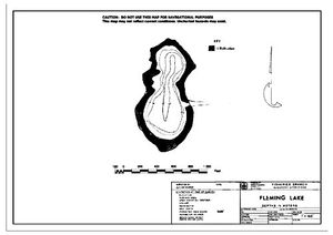 Contour map for FLEMING LAKE, British Columbia