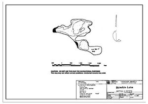 Contour map for SKIMIKIN LAKE, British Columbia