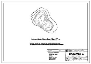 Contour map for BANSHEE LAKE, British Columbia