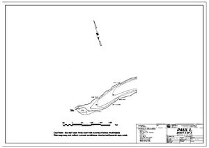 Contour map for PAUL LAKE, British Columbia