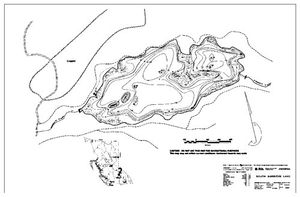 Contour map for SOUTH BARRIERE LAKE, British Columbia