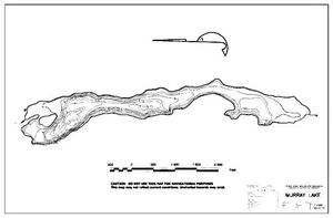 Contour map for MURRAY LAKE, British Columbia