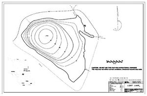 Contour map for LOST LAKE, British Columbia