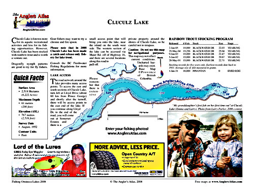 Cultus Lake Depth Chart