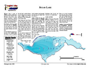 Sugar Lake Bc Map Sugar Lake, British Columbia | Angler's Atlas