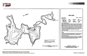 Contour map for Big Lake, Ontario