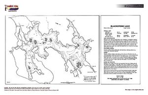 Contour map for Blackstone Lake, Ontario