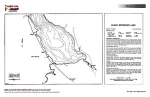 Black Sturgeon Lake Map Black Sturgeon Lake, Ontario | Angler's Atlas