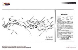 Contour map for Cecebe Lake, Ontario