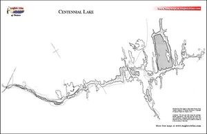 Contour map for Madawaska River, Ontario