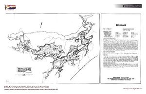 Contour map for Eels Lake, Ontario