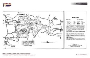 Contour map for Fairy Lake, Ontario