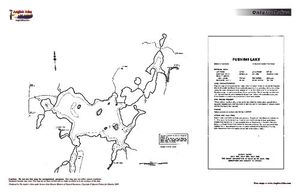 Contour map for Fushimi Lake, Ontario