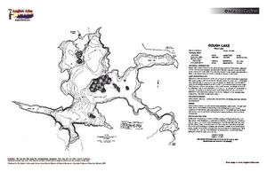 Contour map for Gough Lake, Ontario