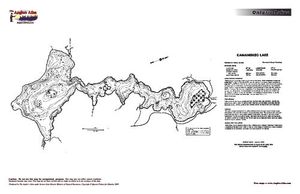 Contour map for Madawaska River, Ontario