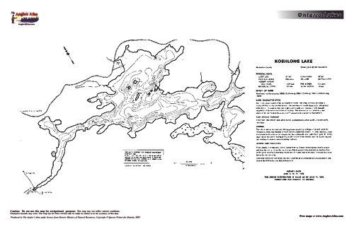 Koshlong Lake Fish Angler S Atlas