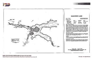 Contour map for Whitefish Lake, Ontario