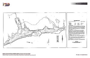 Contour map for Mazinaw Lake, Ontario