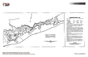 Contour map for Mississagagon Lake, Ontario