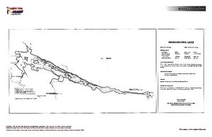 Contour map for Muskasenda Lake, Ontario