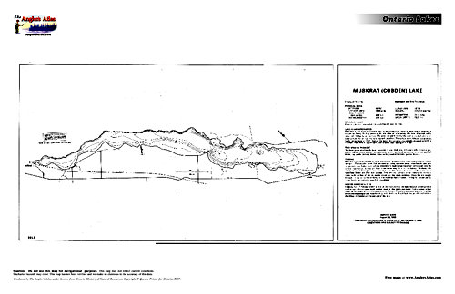 Muskrat Lake Depth Chart