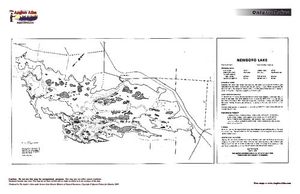 Contour map for Rideau River, Ontario