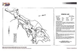 Contour map for Rideau River, Ontario