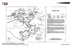 Contour map for Pelican Lake, Ontario