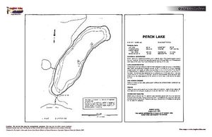 Contour map for Thunder Bay Harbour, Ontario