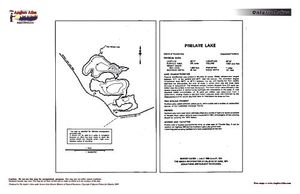 Contour map for Prelate Lake, Ontario