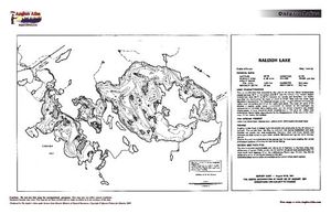 Contour map for Wabigoon River, Ontario