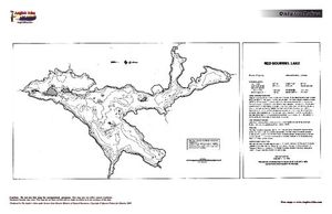 Contour map for Anima Nipissing River, Ontario