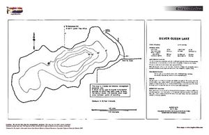 Contour map for Silver Queen Lake, Ontario