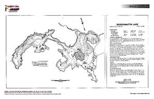 Contour map for Skootamatta River, Ontario