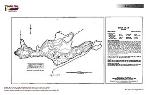 Contour map for Otter Lake, Ontario