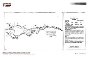 Contour map for Traverse Lake, Ontario