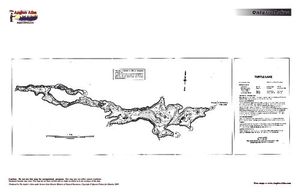Contour map for Mattawa River, Ontario