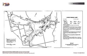 Contour map for Rideau River, Ontario