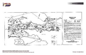 Contour map for Vermillion Lake, Ontario